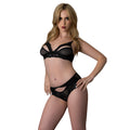 Magic Silk Rush Bra & Panty Set Black L/XL