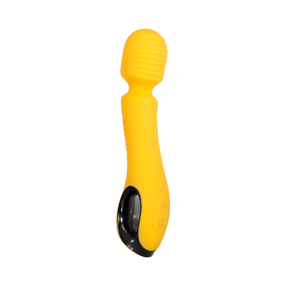 Evolved Buttercup Rechargeable Silicone Wand Vibrator Yellow - Fantasies Boutique