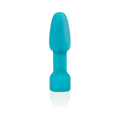 b-Vibe Rimming Petite Rotating and Vibrating Remote Control Plug Teal - Fantasies Boutique