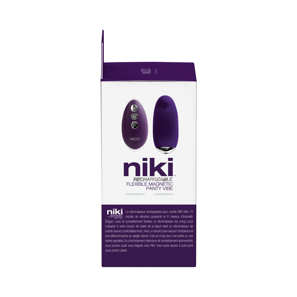 VeDO Niki Rechargeable Panty Vibe Deep Purple - Fantasies Boutique