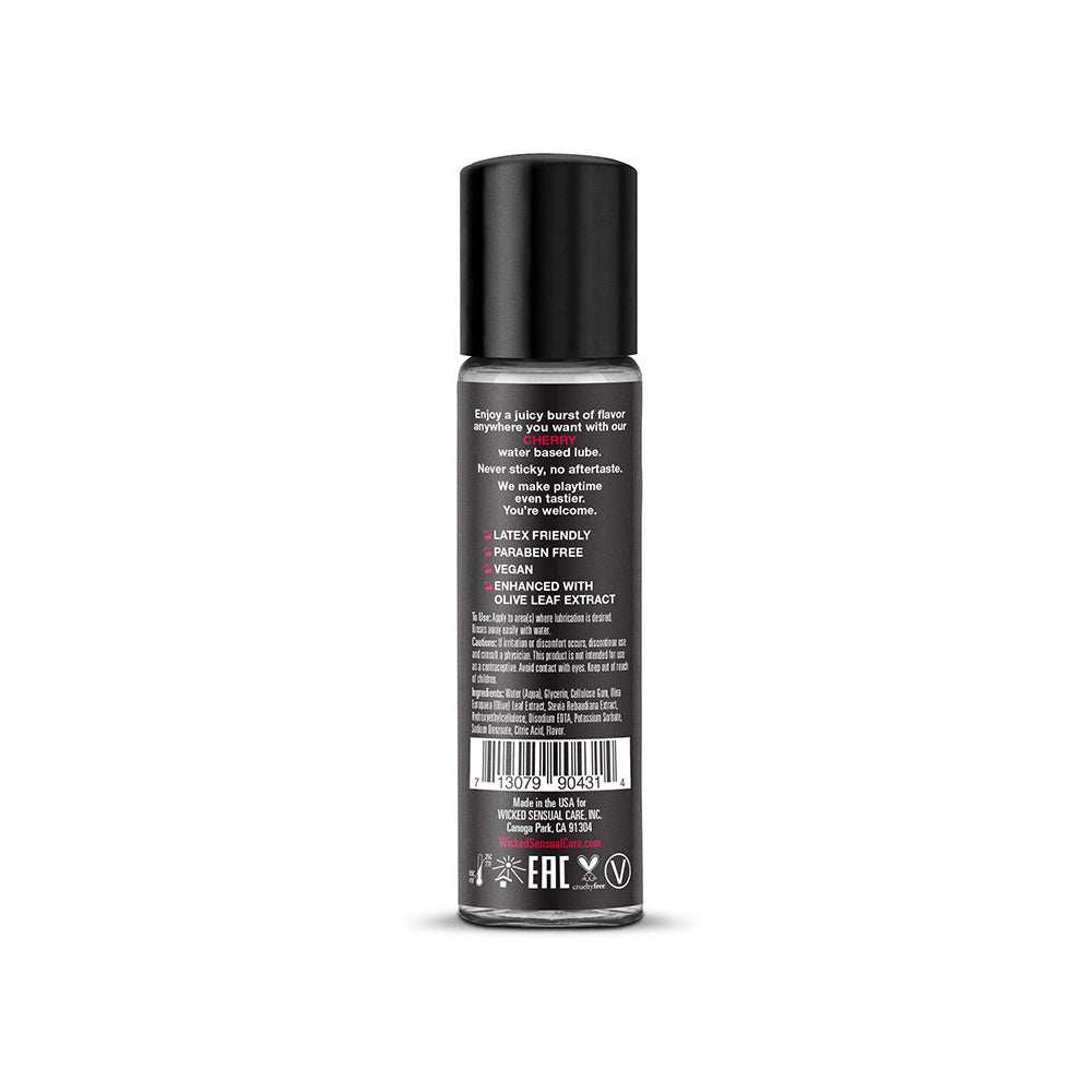 Wicked Aqua Cherry Water-Based Lubricant 1 oz. - Fantasies Boutique
