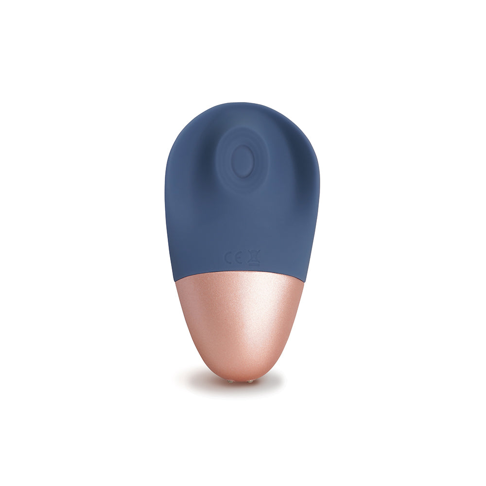 Deia The Arouser Pulsating External Stimulator Silicone Blue - Fantasies Boutique