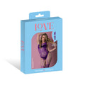 Magic Silk Seamless Gartered Bodystocking Violet O/S