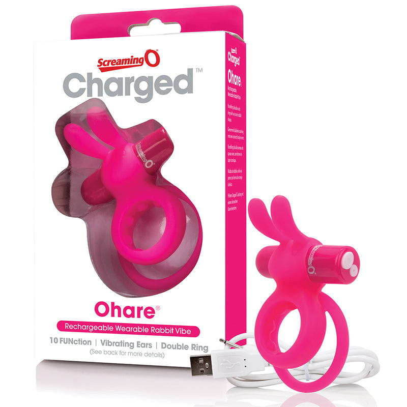 Screaming O Charged Ohare Vooom Mini Vibe - Pink - Fantasies Boutique