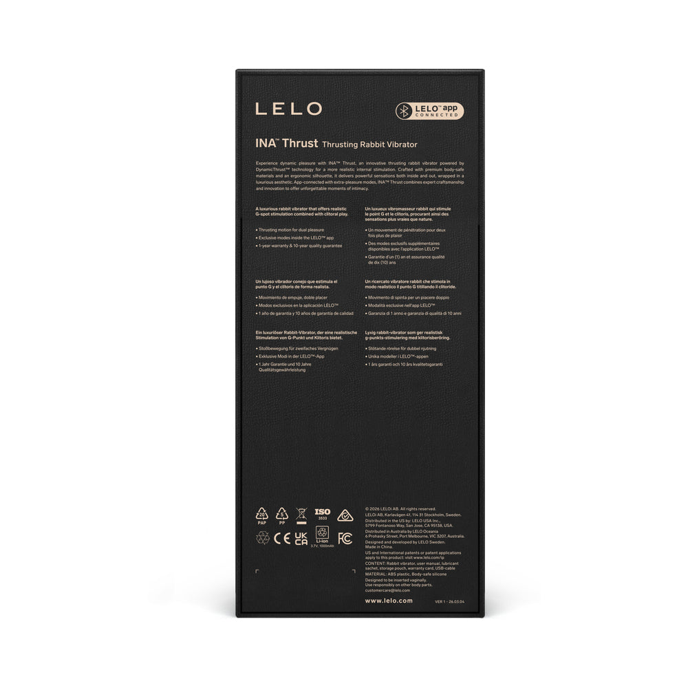 LELO INA Thrust Black