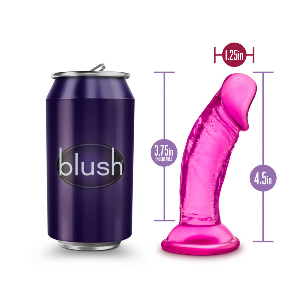 B Yours Sweet n' Small 4 in. Dildo Pink - Fantasies Boutique