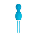 Evolved Twistin' The Night Away Rechargeable Remote-Controlled Rotating Silicone Egg Vibrator Teal - Fantasies Boutique
