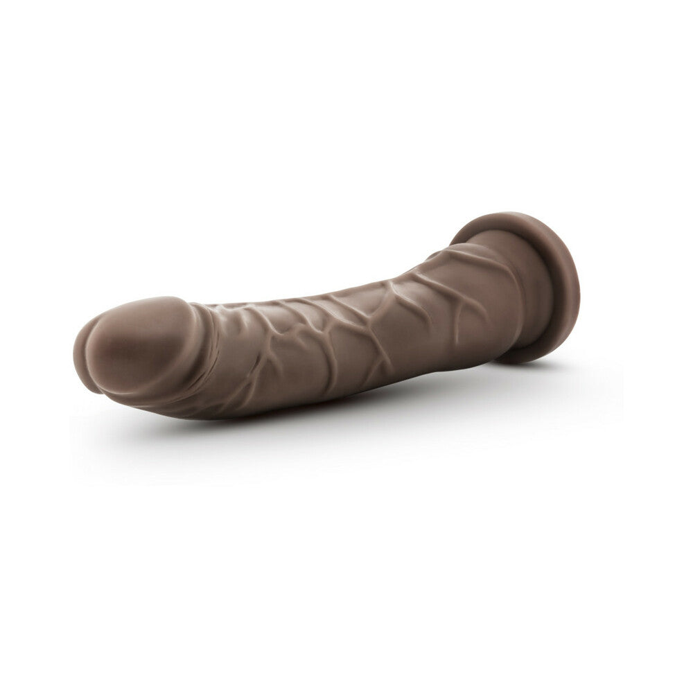 Dr. Skin Basic 8.5 in. Dildo Brown - Fantasies Boutique