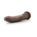 Dr. Skin Basic 8.5 in. Dildo Brown - Fantasies Boutique