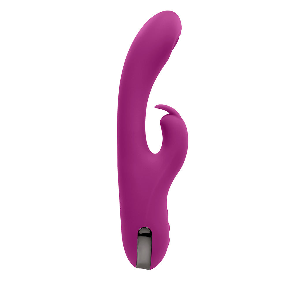 Playboy Thumper Rechargeable Tapping Silicone Dual Stimulation Vibrator Wild Star - Fantasies Boutique