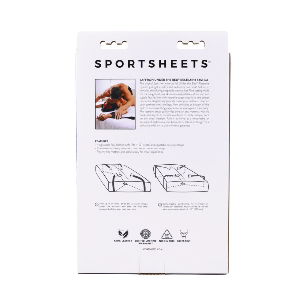 Sportsheets Saffron Under the Bed Restraint System - Fantasies Boutique