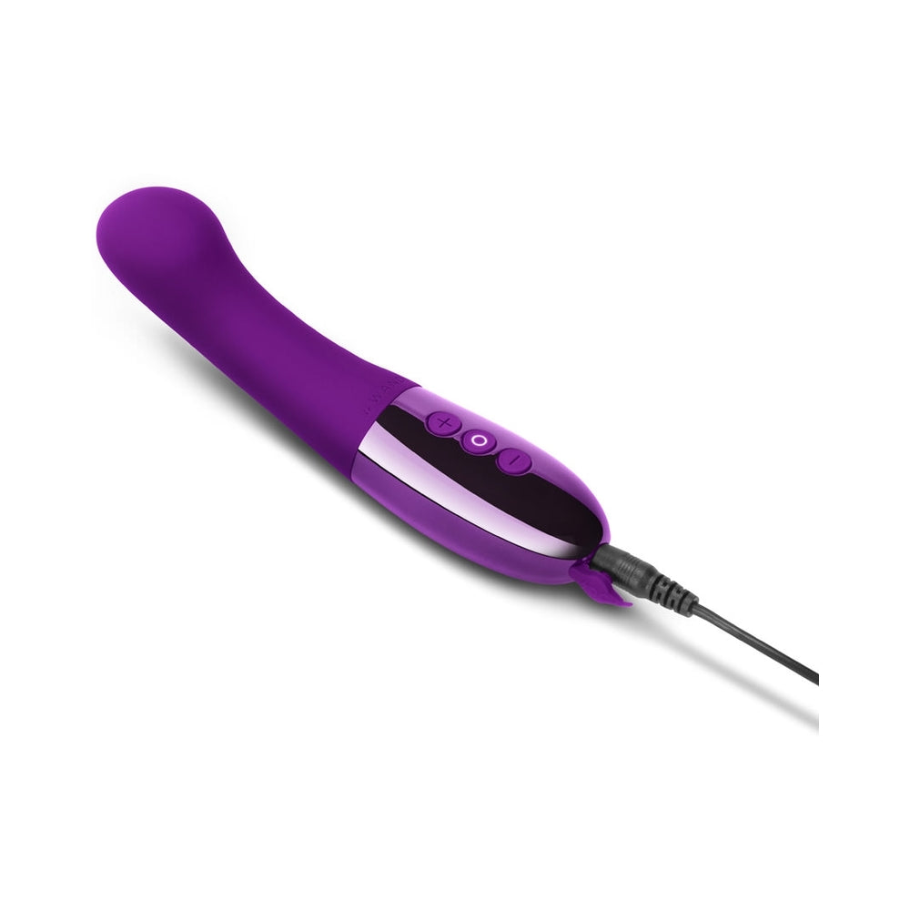 Le Wand Gee Rechargeable Silicone G-Spot Targeting Vibrator Dark Cherry - Fantasies Boutique