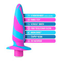 Blush Avant Vibrotize Vibrating Silicone Anal Plug Fuchsia - Fantasies Boutique