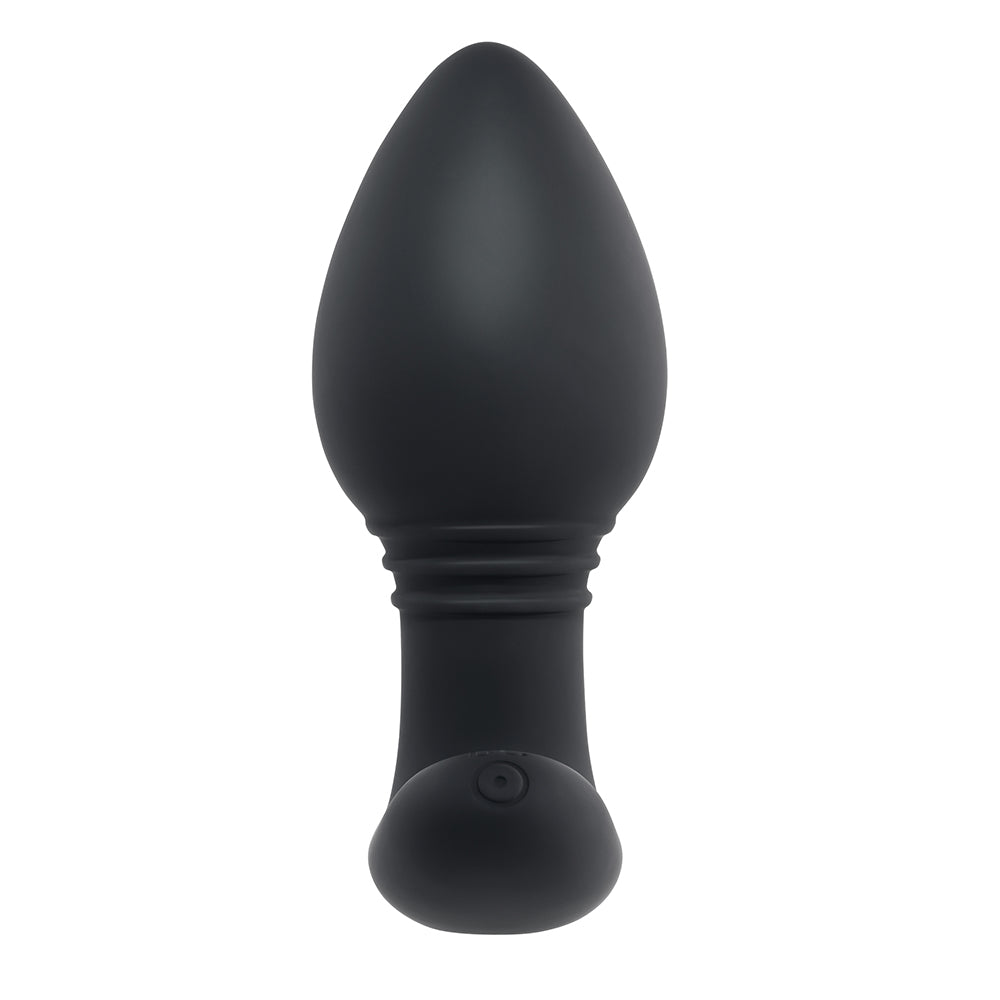 Playboy Plug & Play Rechargeable Remote Controlled Vibrating Silicone Anal Plug Navy - Fantasies Boutique