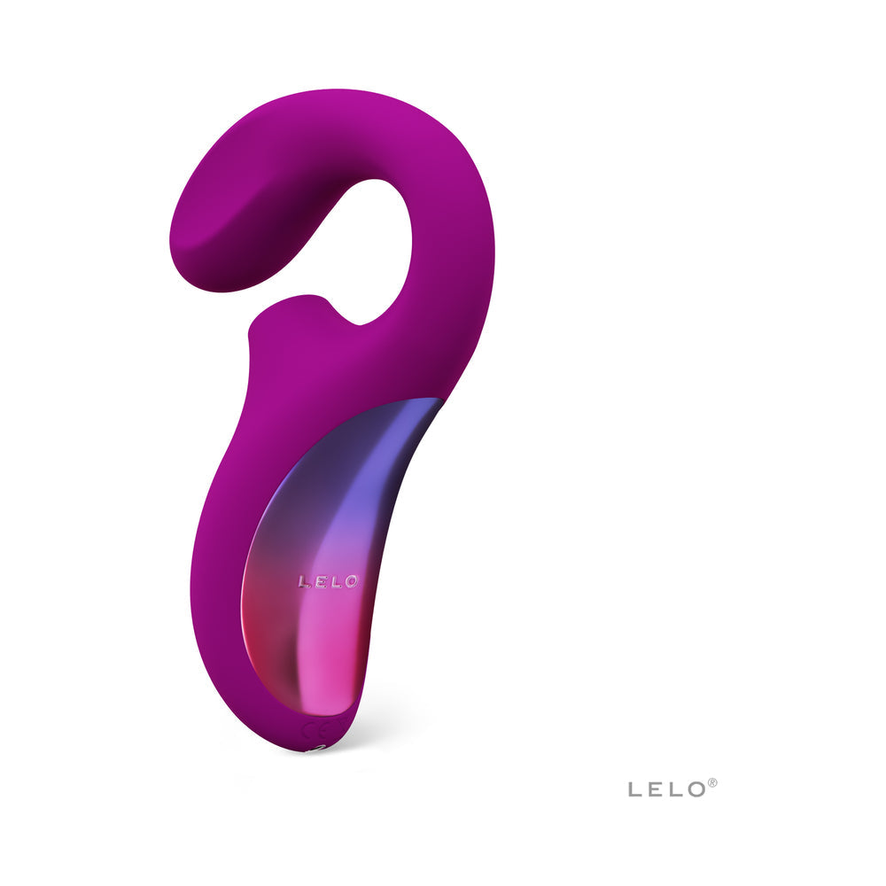 LELO ENIGMA Suction Dual Stimulator Deep Rose - Fantasies Boutique