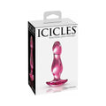 Pipedream Icicles No. 73 Glass Anal Plug Pink - Fantasies Boutique