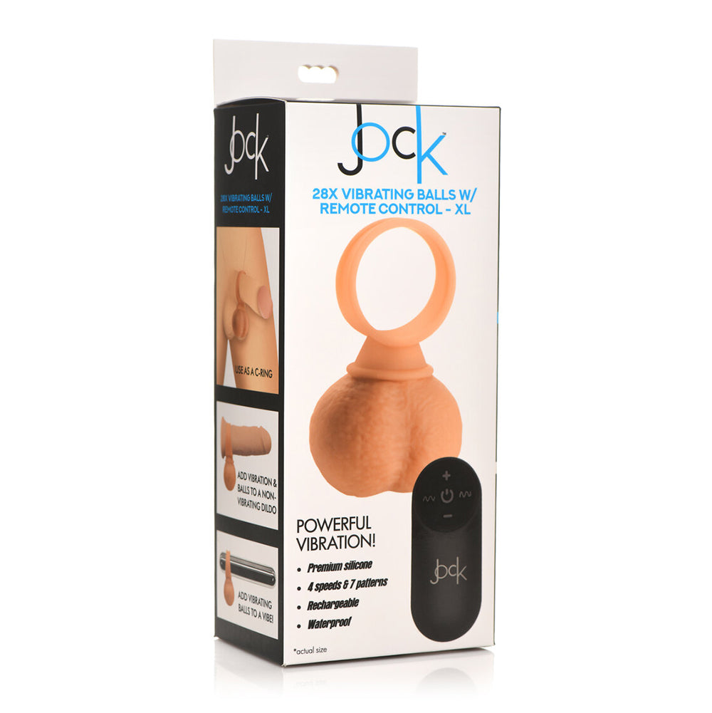 Jock 28x Vibrating Silicone Balls X-Large - Fantasies Boutique