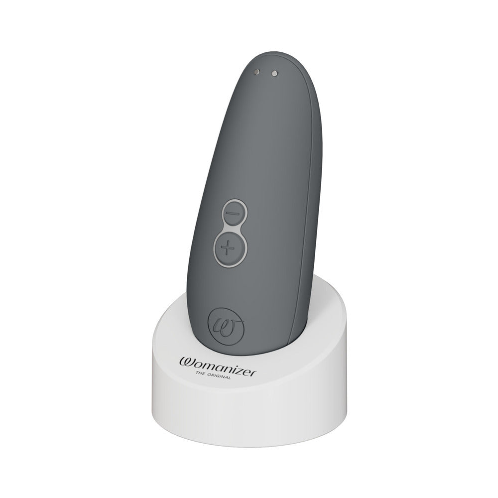 Womanizer Starlet 3 Rechargeable Silicone Compact Pleasure Air Clitoral Stimulator Gray - Fantasies Boutique