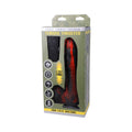 Fort Troff Tendril Thruster Mini Fuck Machine Rechargeable Remote-Controlled Silicone 8.5 in. Thrusting Dildo Red/Black