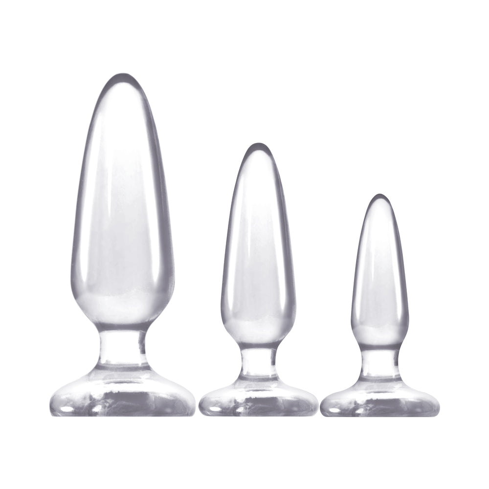 Jelly Rancher Pleasure Plugs Trainer Kit Clear - Fantasies Boutique