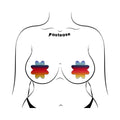 Pastease Retro Horizon Color Petal Breast Pasties