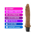 Dr. Skin Vibe 8 Realistic 9.75 in. Vibrating Dildo Tan - Fantasies Boutique