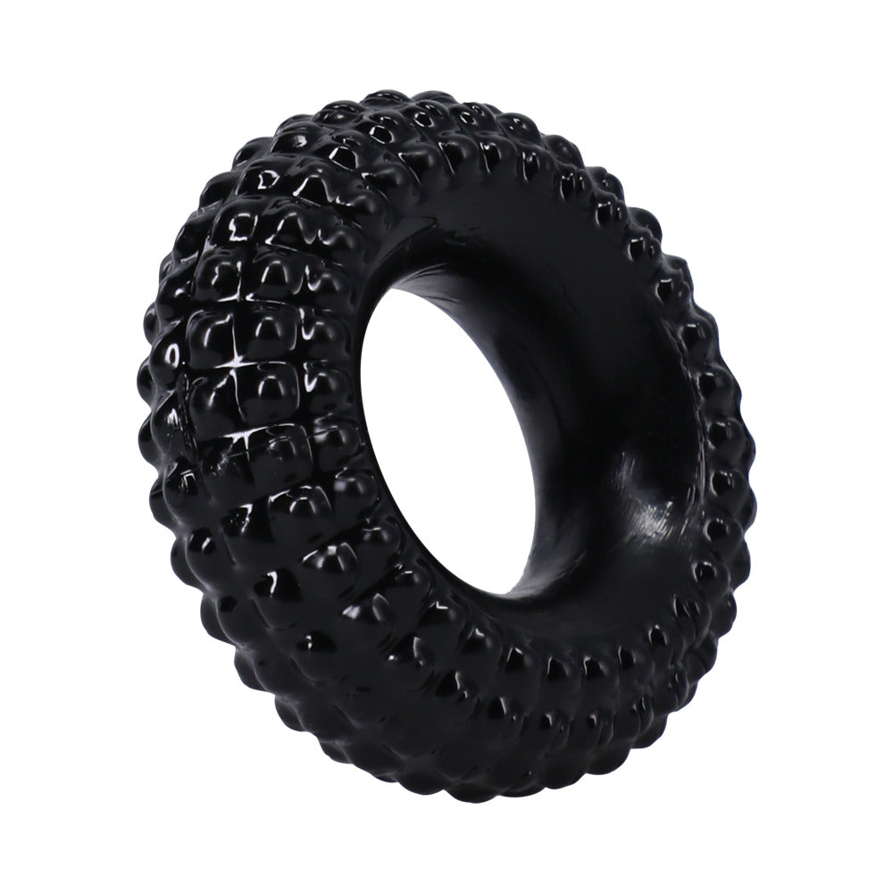 Rock Solid Radial Black C Ring in a Clamshell - Fantasies Boutique