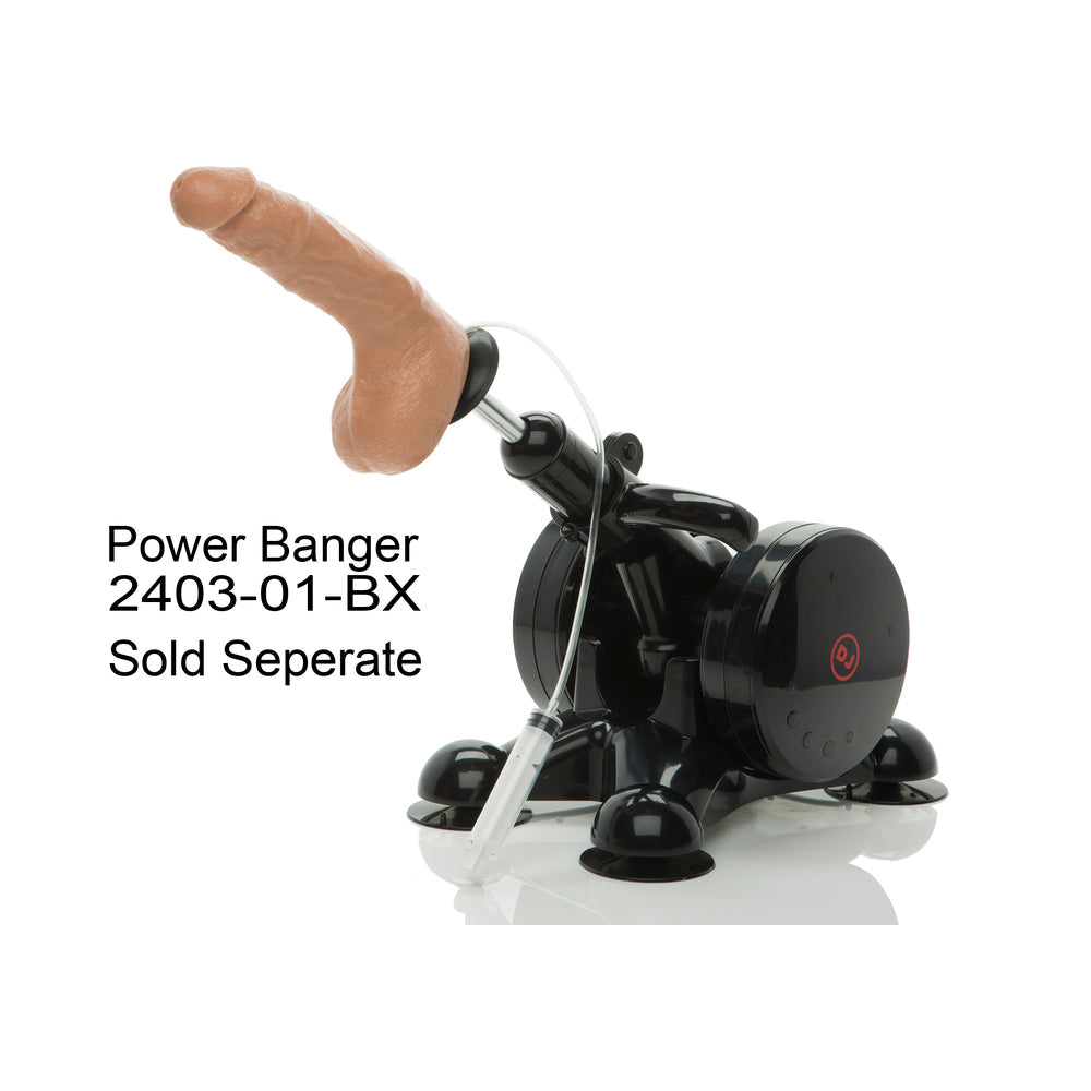 Bust It Squirting Realistic Cock White w/1oz Nut Butter - Fantasies Boutique