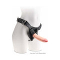 King Cock Plus 7 in. Triple Density Cock Realistic Dildo With Suction Cup Beige - Fantasies Boutique