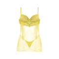 Magic Silk Daffodil Dreams Babydoll & G-Set Yellow L/XL