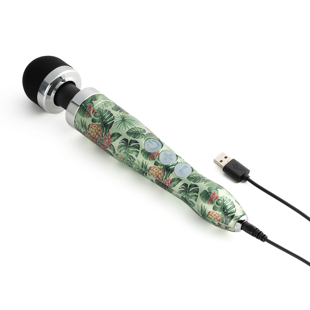 Doxy Die Cast 3R Rechargeable Compact Wand Vibrator Pineapple - Fantasies Boutique