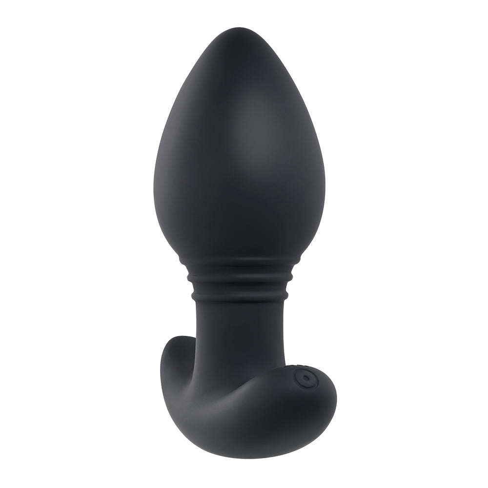 Playboy Plug & Play Rechargeable Remote Controlled Vibrating Silicone Anal Plug Navy - Fantasies Boutique