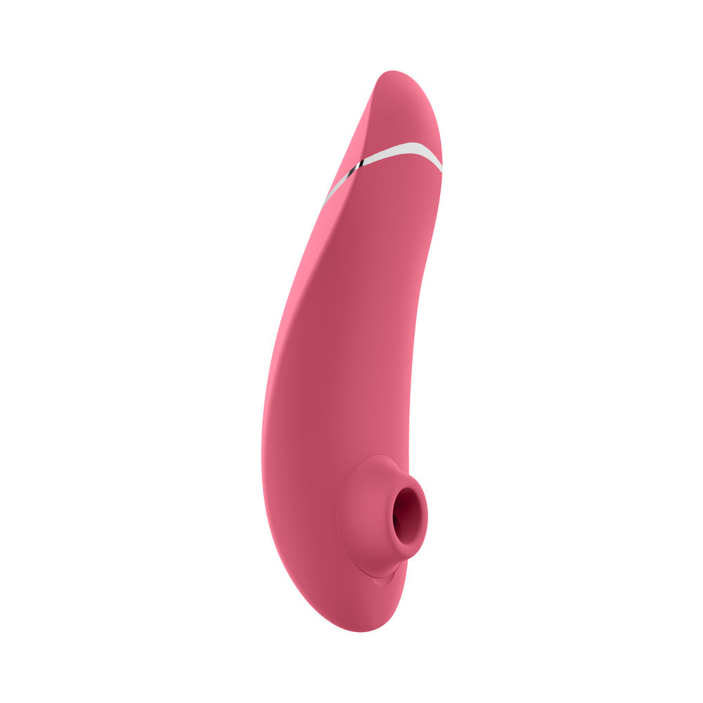 Womanizer Premium 2 Rechargeable Silicone Luxurious Pleasure Air Clitoral Stimulator Raspberry - Fantasies Boutique