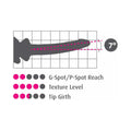 Pipedream Icicles No. 86 Realistic 7 in. Glass Dildo With Suction Cup Pink - Fantasies Boutique