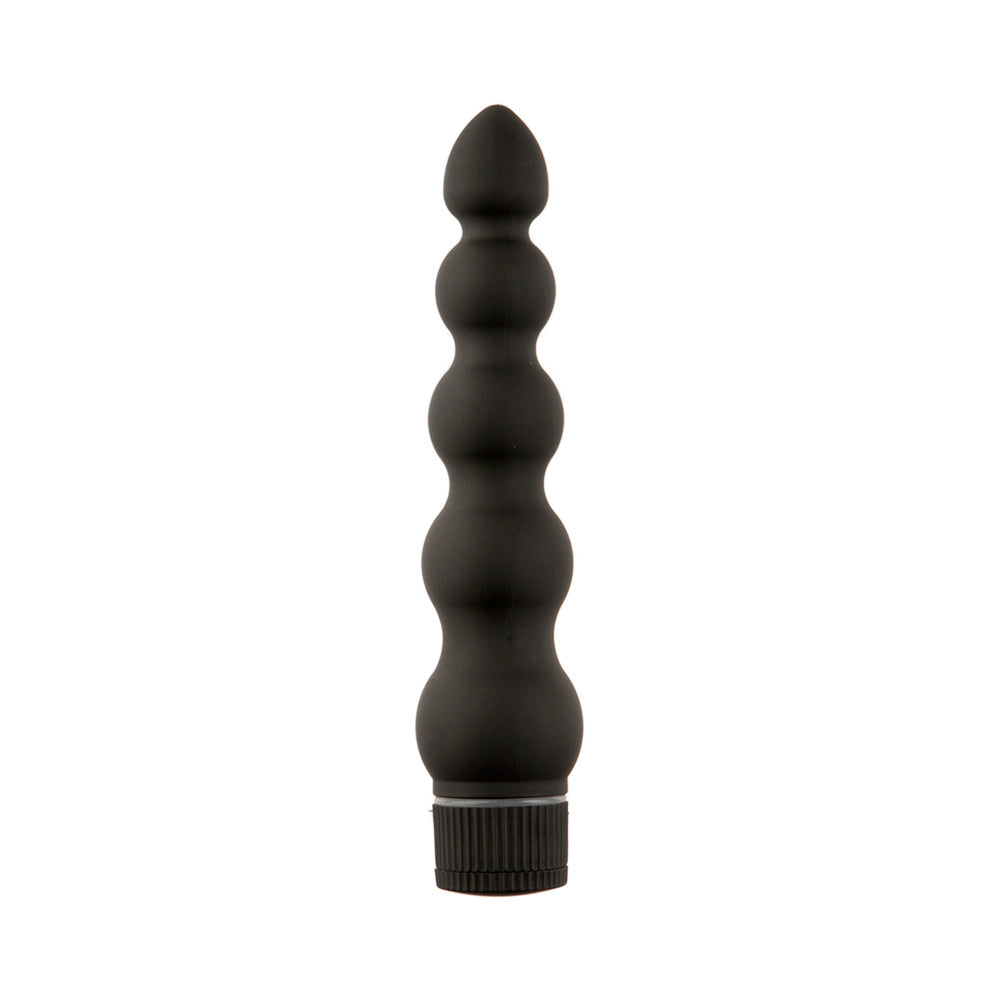 Black Magic 7in Ribbed Vibrator - Fantasies Boutique