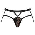 Male Power Lucifer Strappy Jock Black S/M