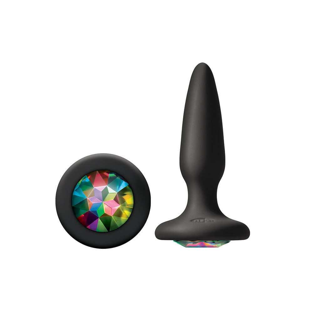 Glams Mini Anal Plug Rainbow Gem - Fantasies Boutique