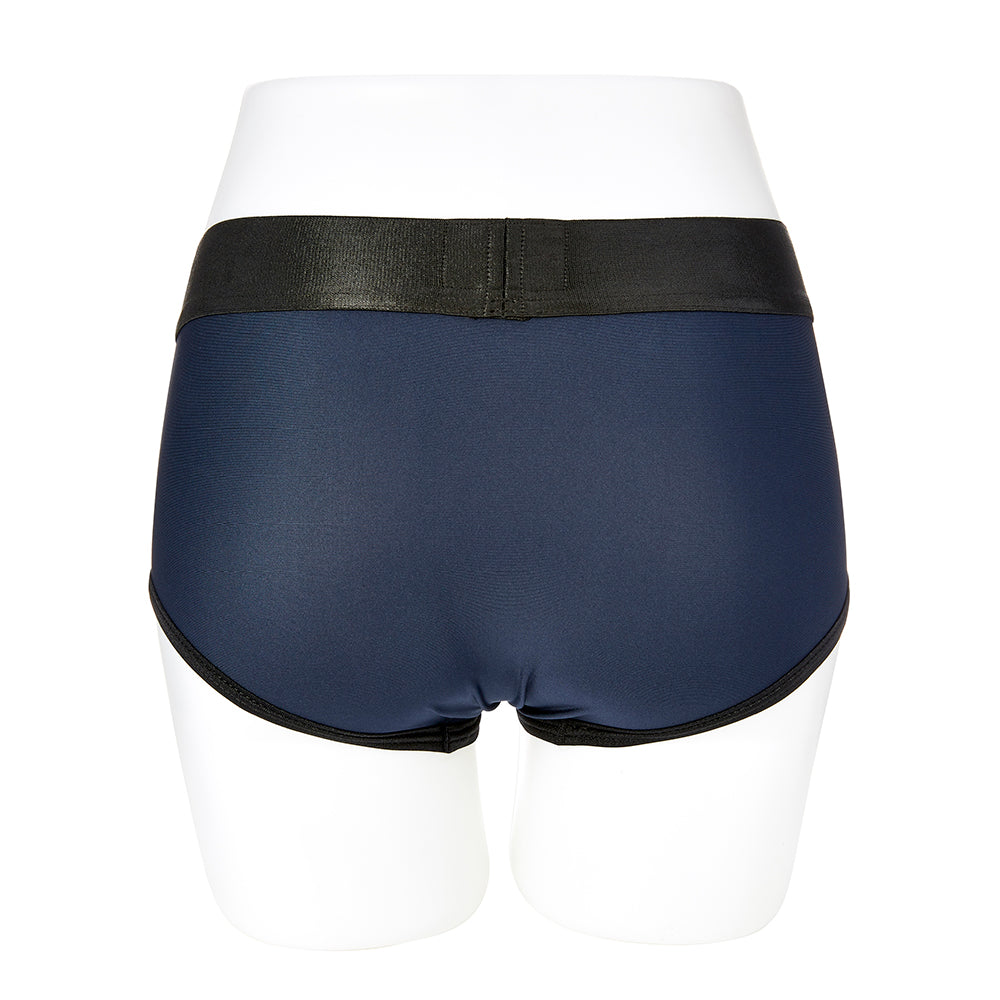 Sportsheets Em.Ex. Fit Harness Navy XS - Fantasies Boutique