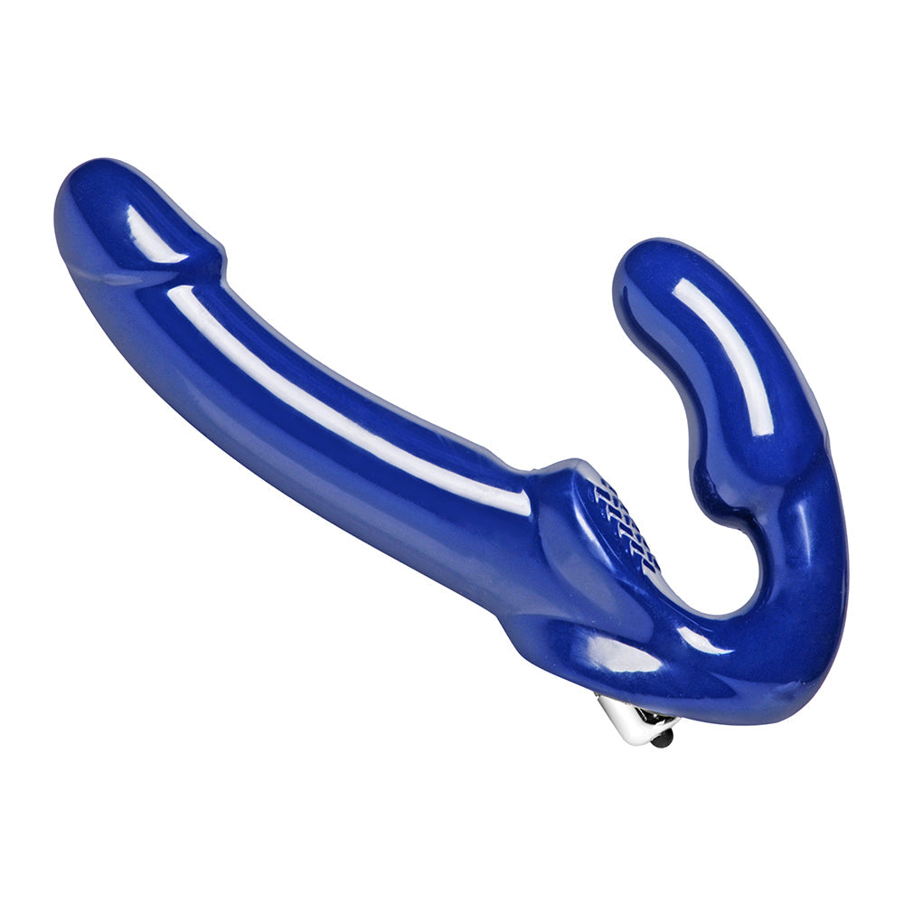 Strap U Revolver II Strapless Strap On Dildo (Blue) - Fantasies Boutique