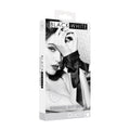Ouch! Black & White Bondage Silky Ribbon Black - Fantasies Boutique