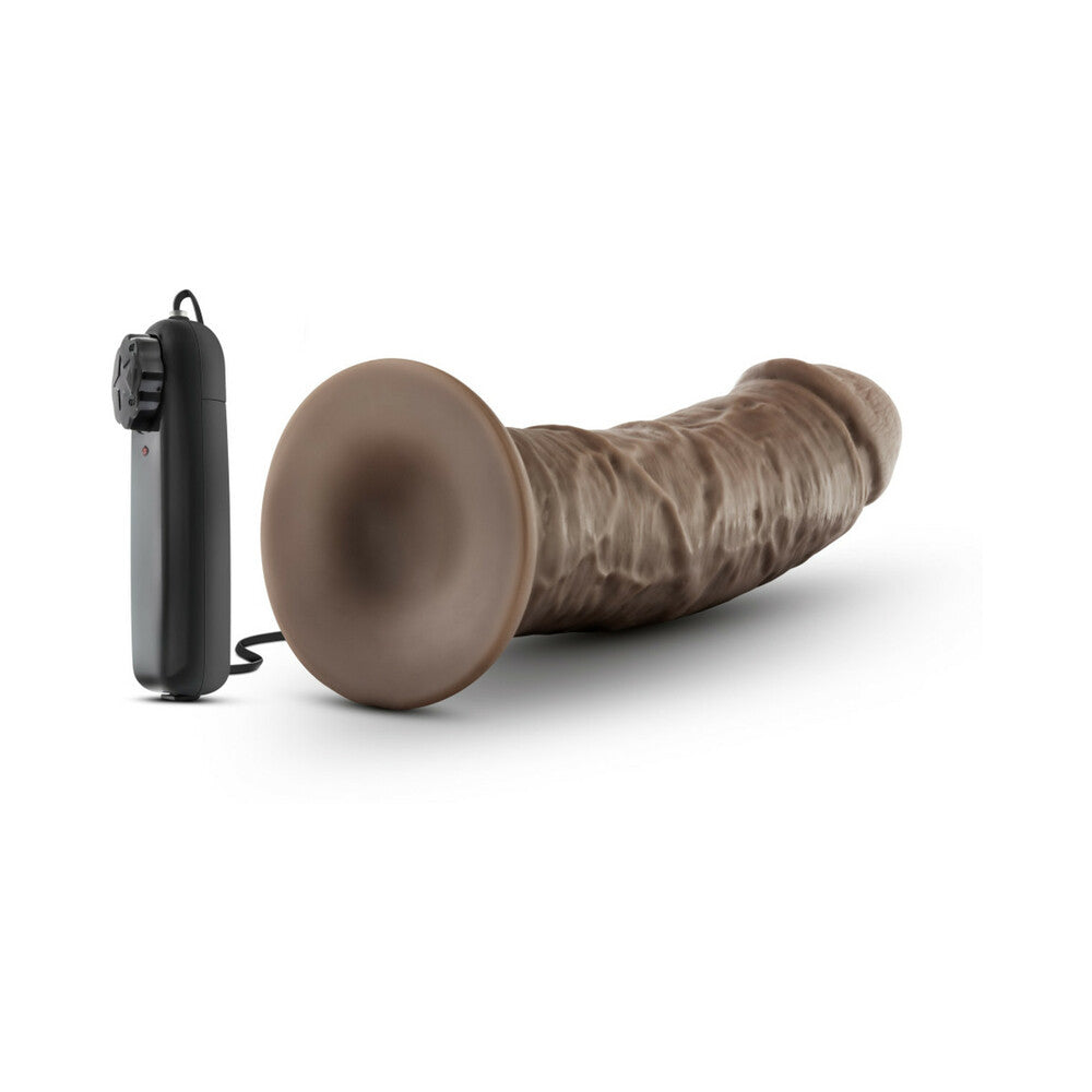 Dr. Skin Dr. Joe Realistic 8 in. Vibrating Dildo Brown - Fantasies Boutique