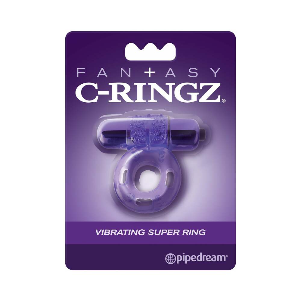 Fantasy C-Ringz Vibrating Super Ring Purple - Fantasies Boutique