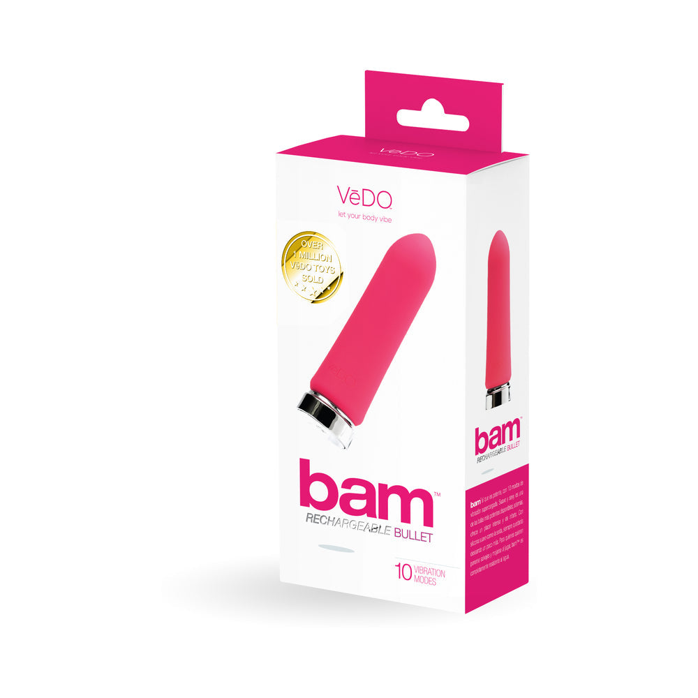 VeDO Bam Rechargeable Bullet - Foxy Pink - Fantasies Boutique