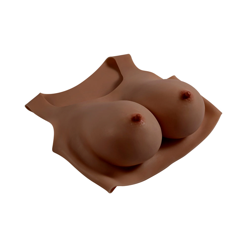 Gender X Undergarments Plate E-Cup Silicone Dark - Fantasies Boutique