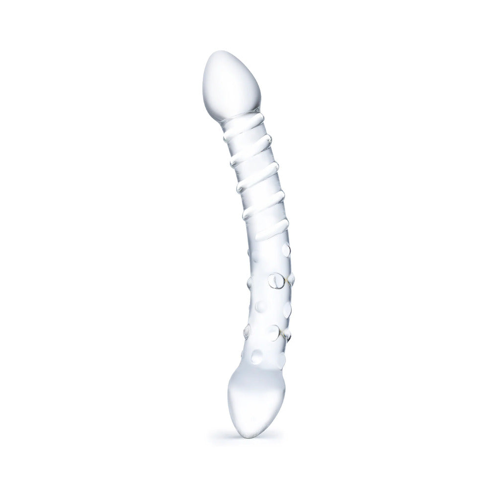 Glas 10 in. Double Trouble Glass Dildo - Fantasies Boutique