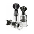 Fetish Fantasy Series Limited Edition Super Suckers Trio Clear/Black - Fantasies Boutique