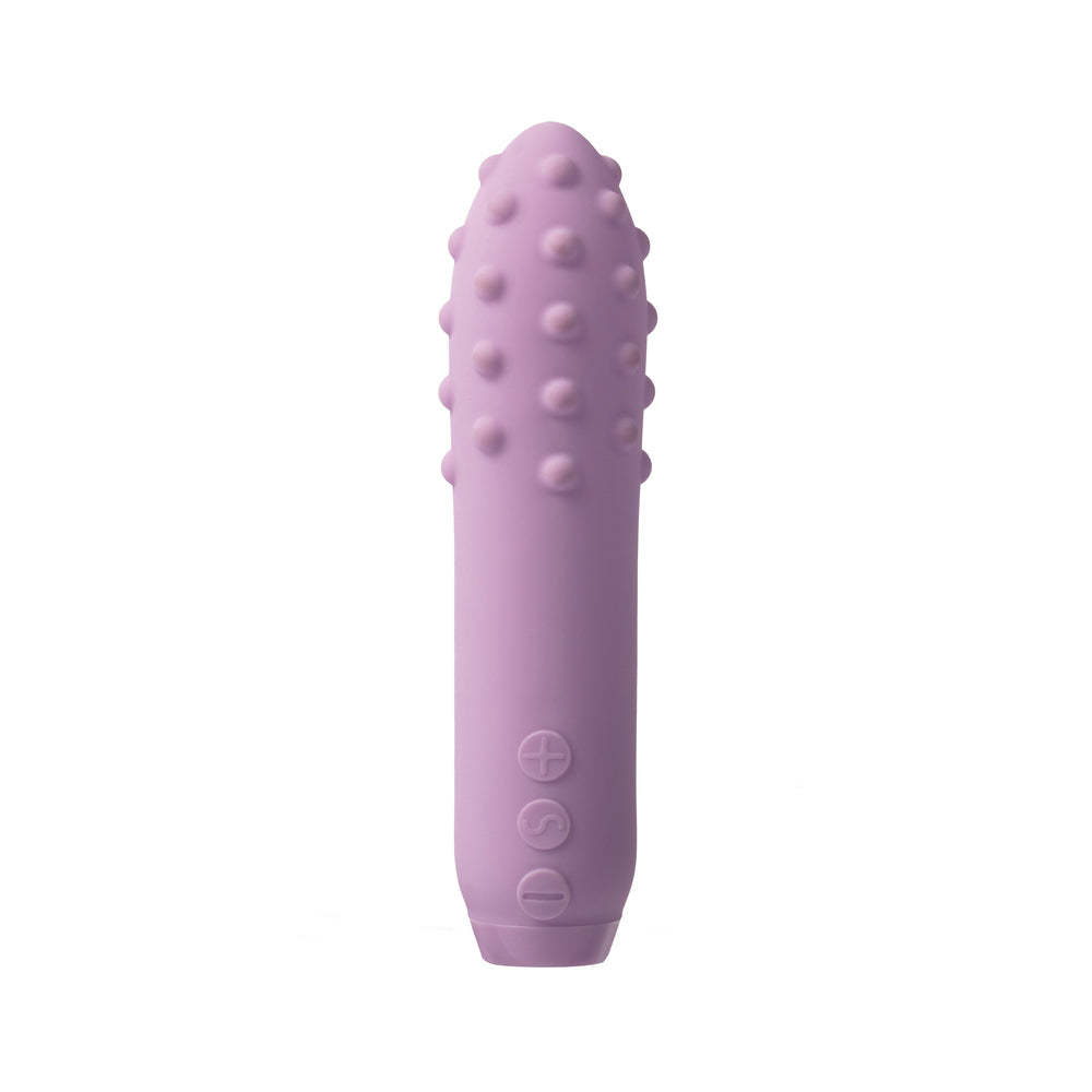 Je Joue Duet Rechargeable Silicone Multi-Surfaced Bullet Vibrator Lilac - Fantasies Boutique