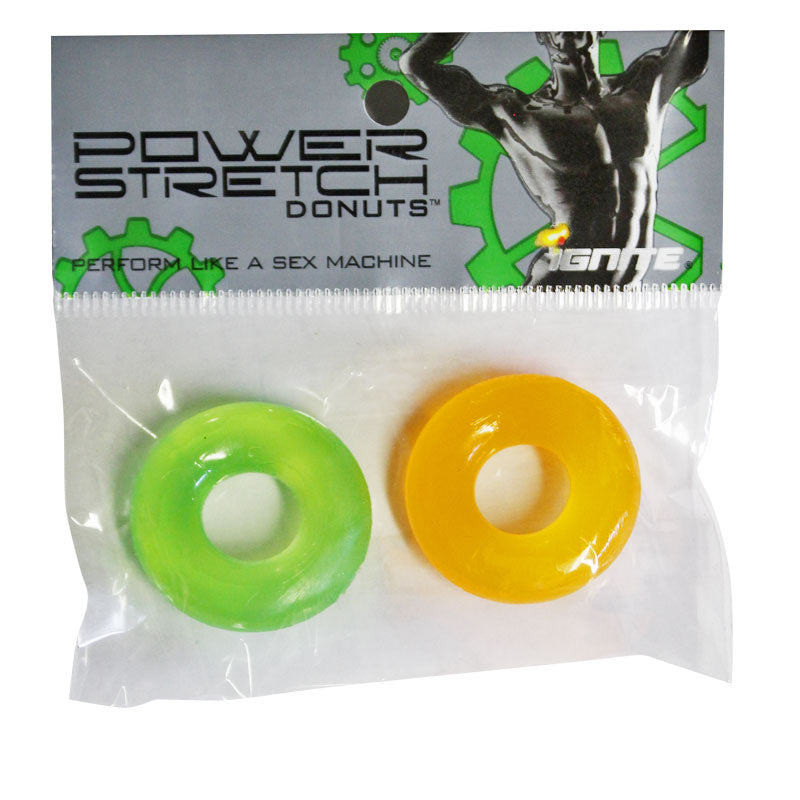 SI Power Stretch Donuts 2Pk Orange/Green - Fantasies Boutique