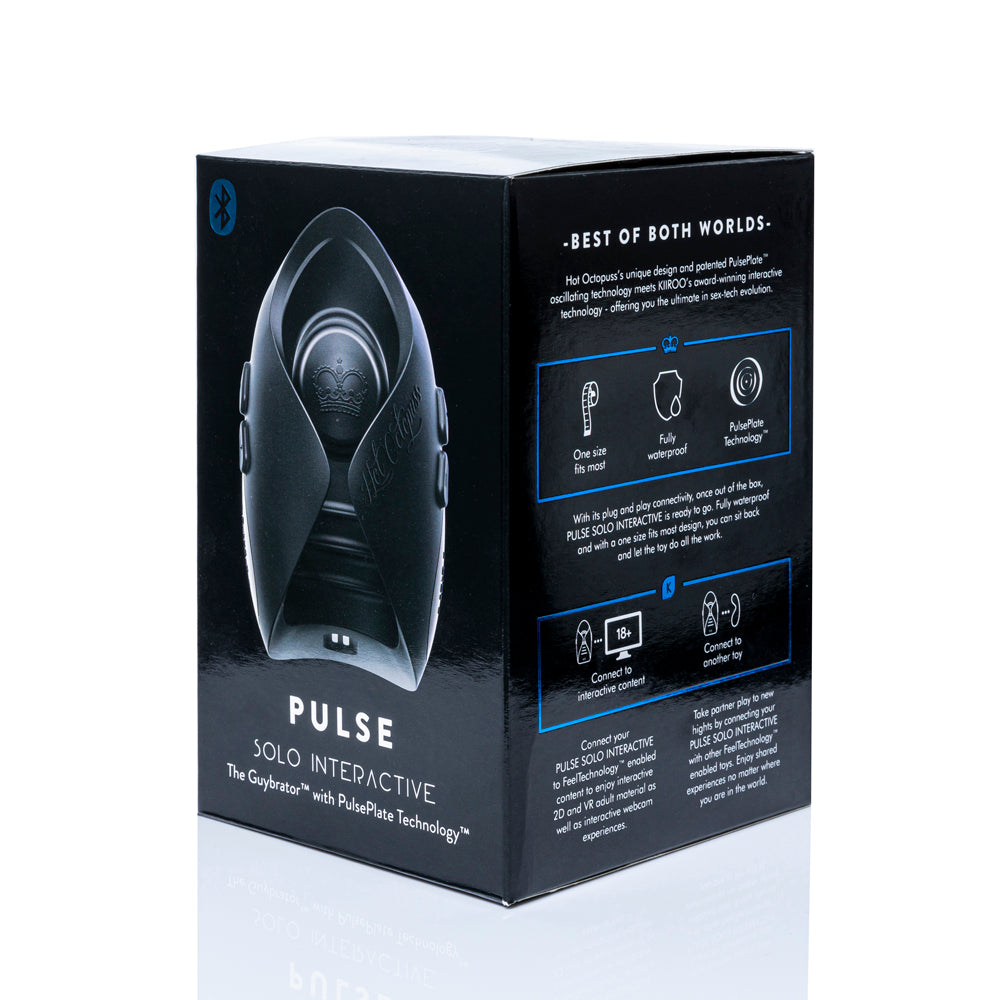 Hot Octopuss Pulse Solo Interactive Black - Fantasies Boutique