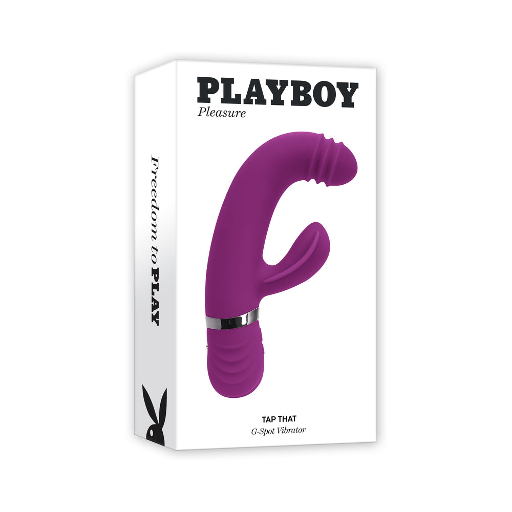 Playboy Tap That Silicone Tapping Dual Stimulator - Fantasies Boutique